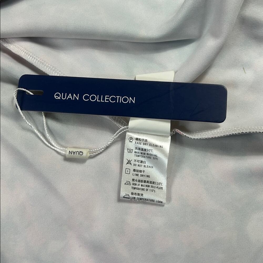 Quan Collection floral print fit and flare dress, 40 med NWT - Picture 8 of 9